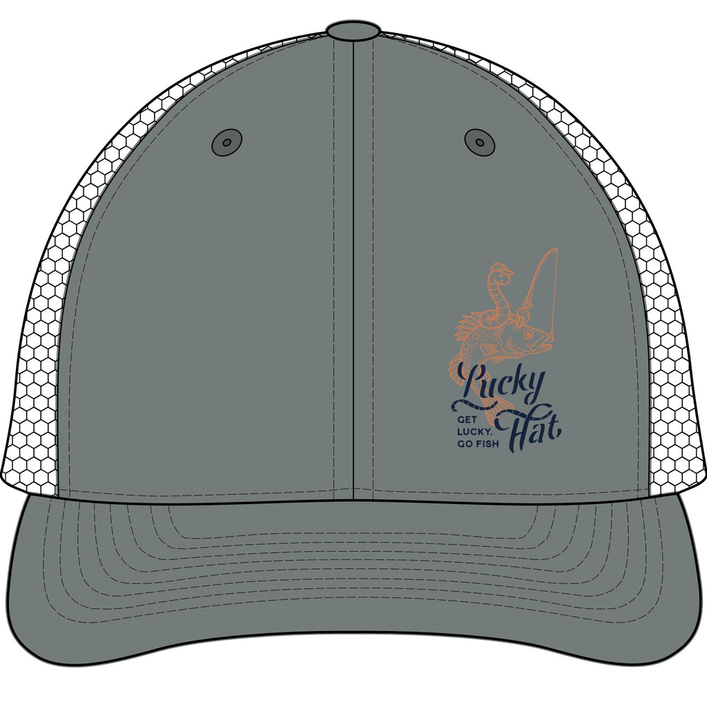 Lucky Hat — "Lucky Worms" Trucker Cap