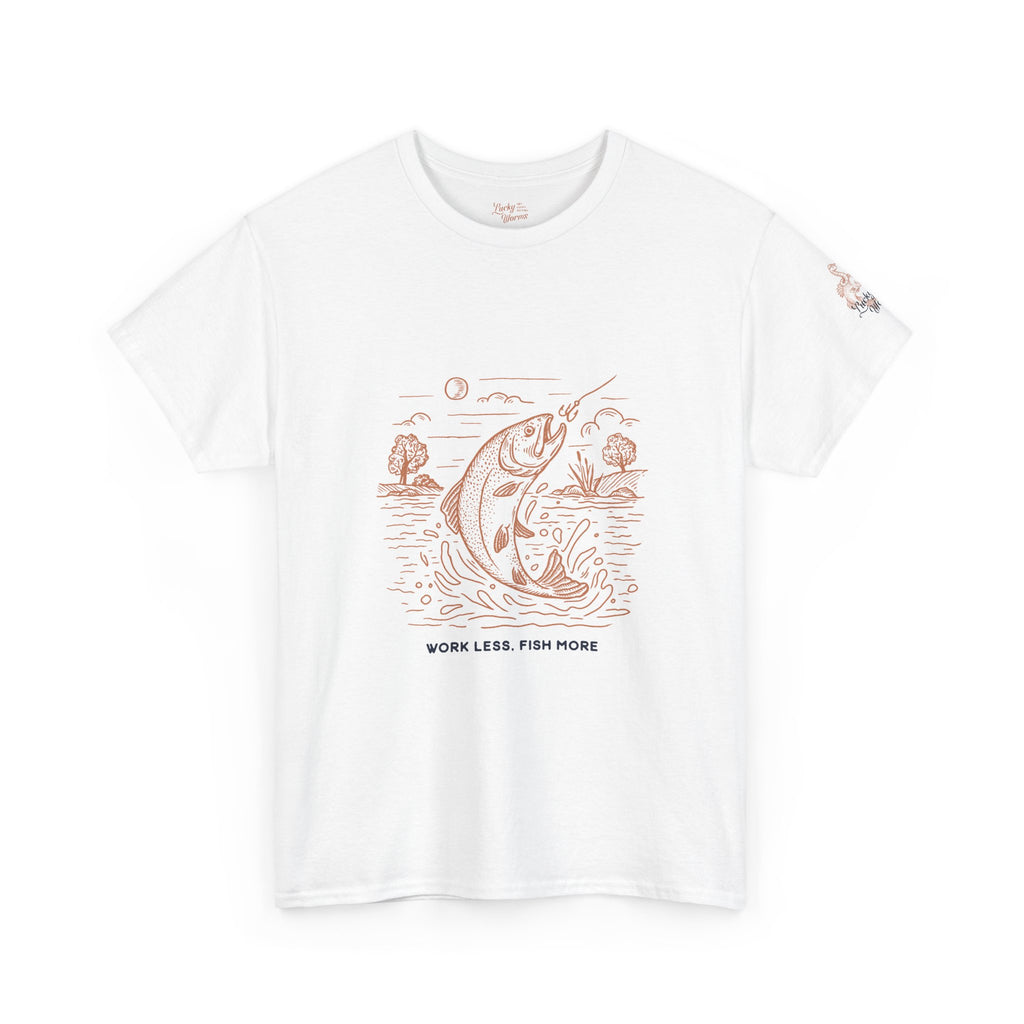 Fishing Graphic Tee — "Lucky Shirt: Just One More Cast"