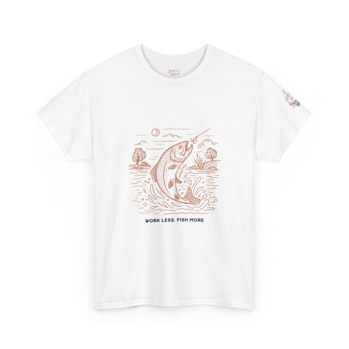 Fishing Graphic Tee — "Lucky Shirt: Just One More Cast"